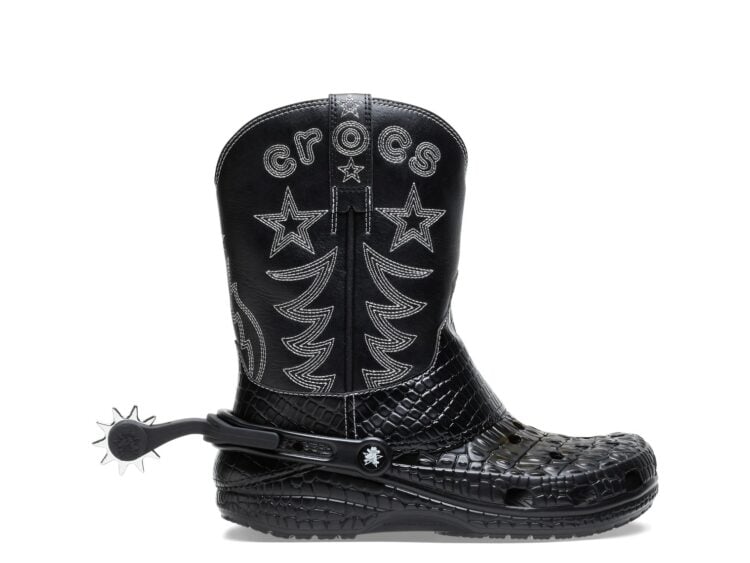 Crocs Classic Cowboy Boot Black