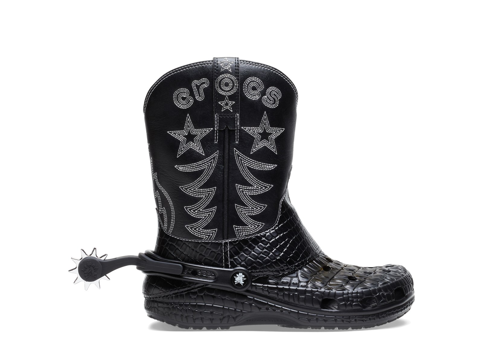 Crocs Classic Cowboy Boot Black