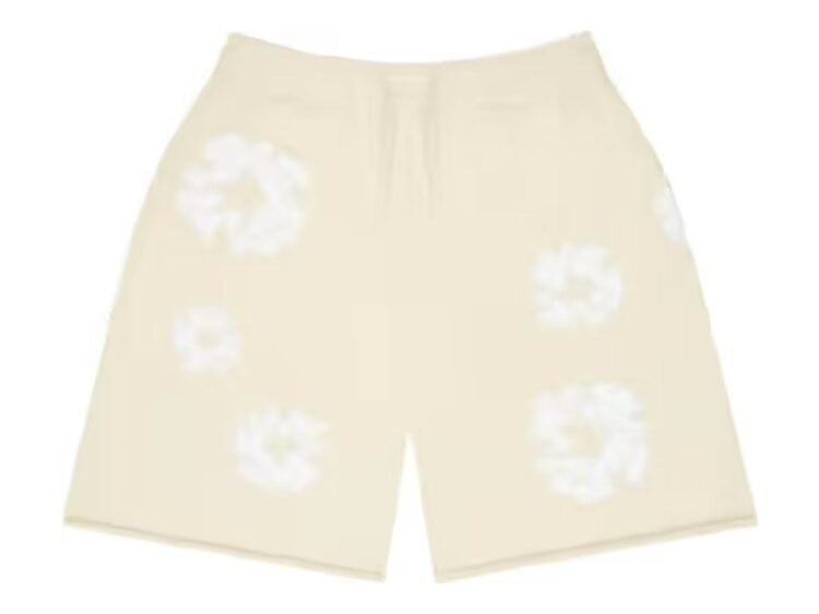 Denim Tears Cotton Wreath Sweatshorts Oatmeal