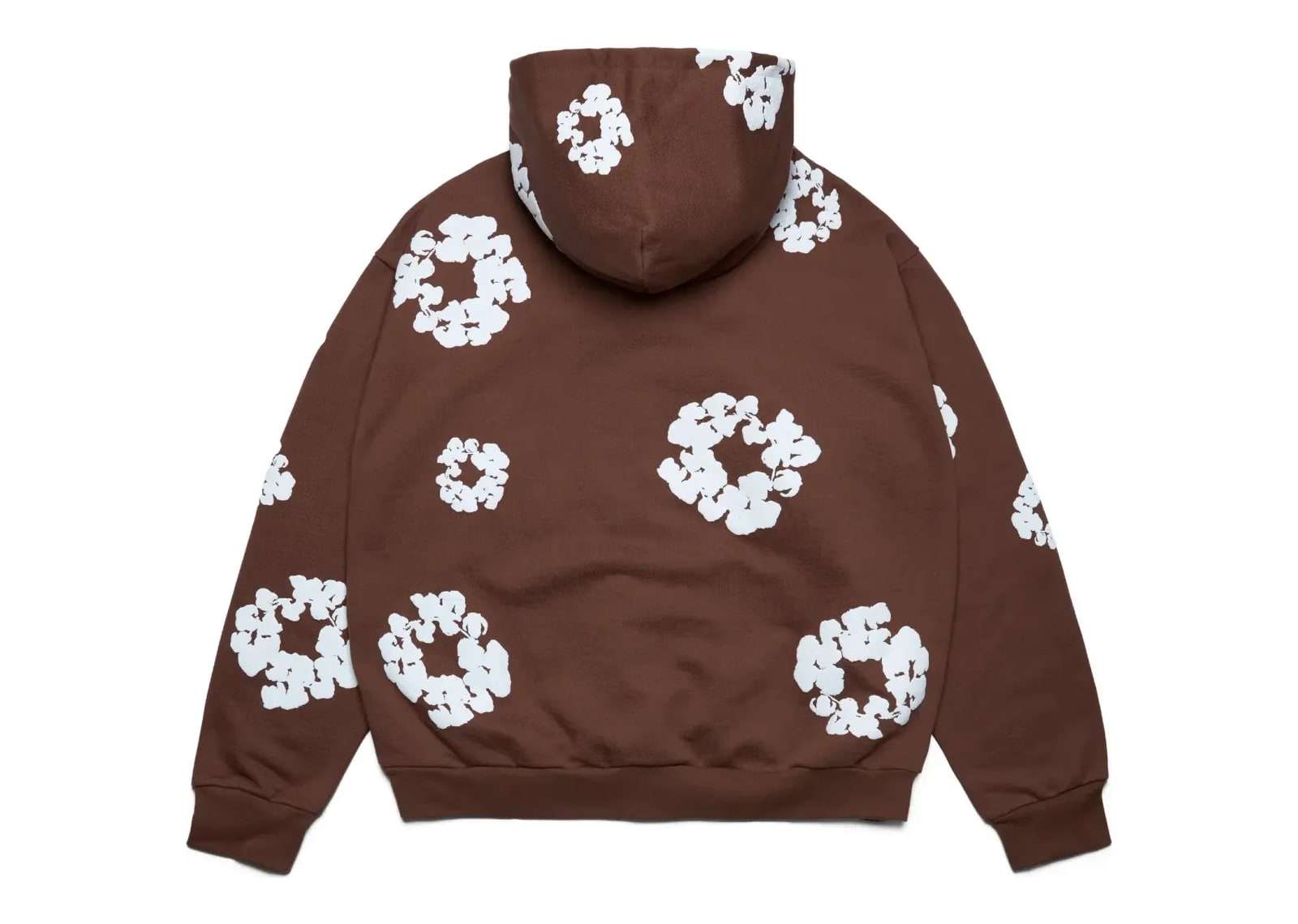 Denim Tears Cotton Wreath Zip Hoodie Brown - görsel 2