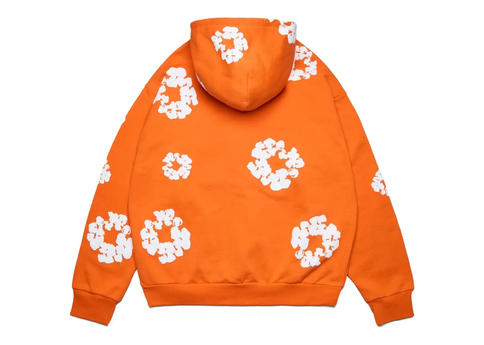 Denim Tears Cotton Wreath Zip Hoodie Orange - görsel 2