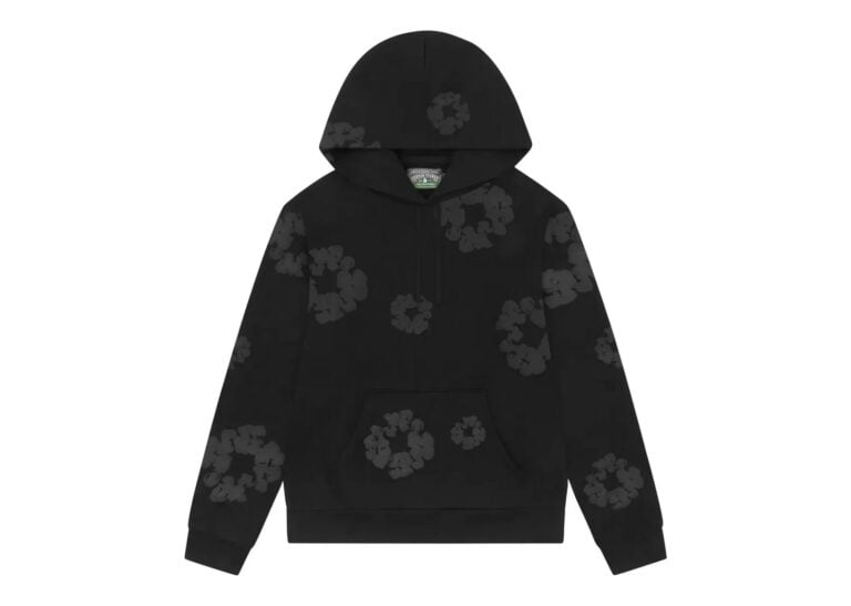 Denim Tears Mono Cotton Wreath Hoodie Black
