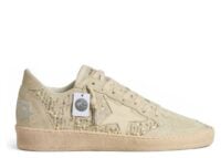 Golden Goose Ball-Star Beige Crystal Embellished (W)