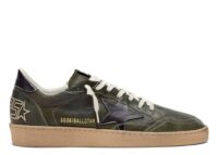 Golden Goose Ball-Star Dark Green Leather White Star