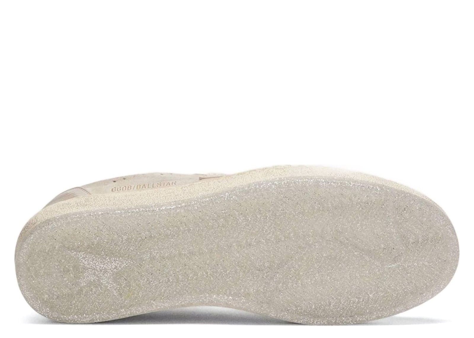 Golden Goose Ball Star Gray Suede Tone-on-Tone Star Silver Heel Tab (W) - görsel 5