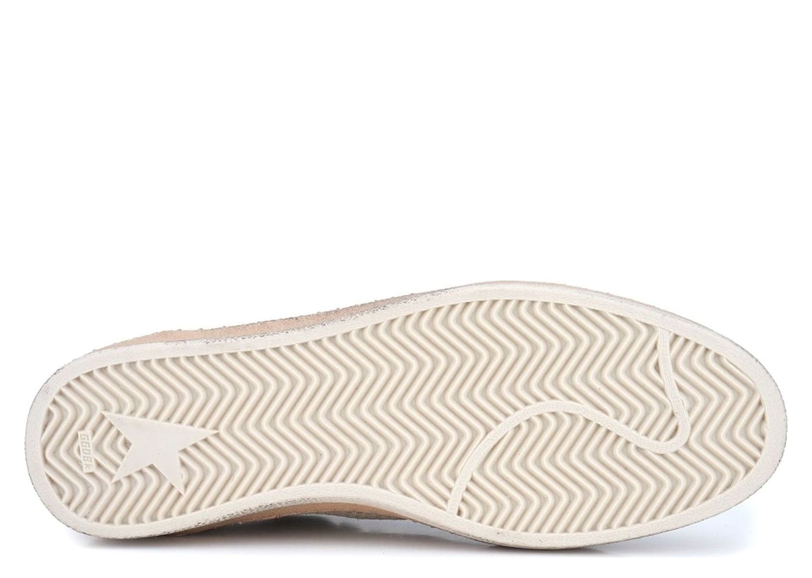 Golden Goose Ball Star Perforated Beige Suede Tone-on-Tone Star - görsel 6