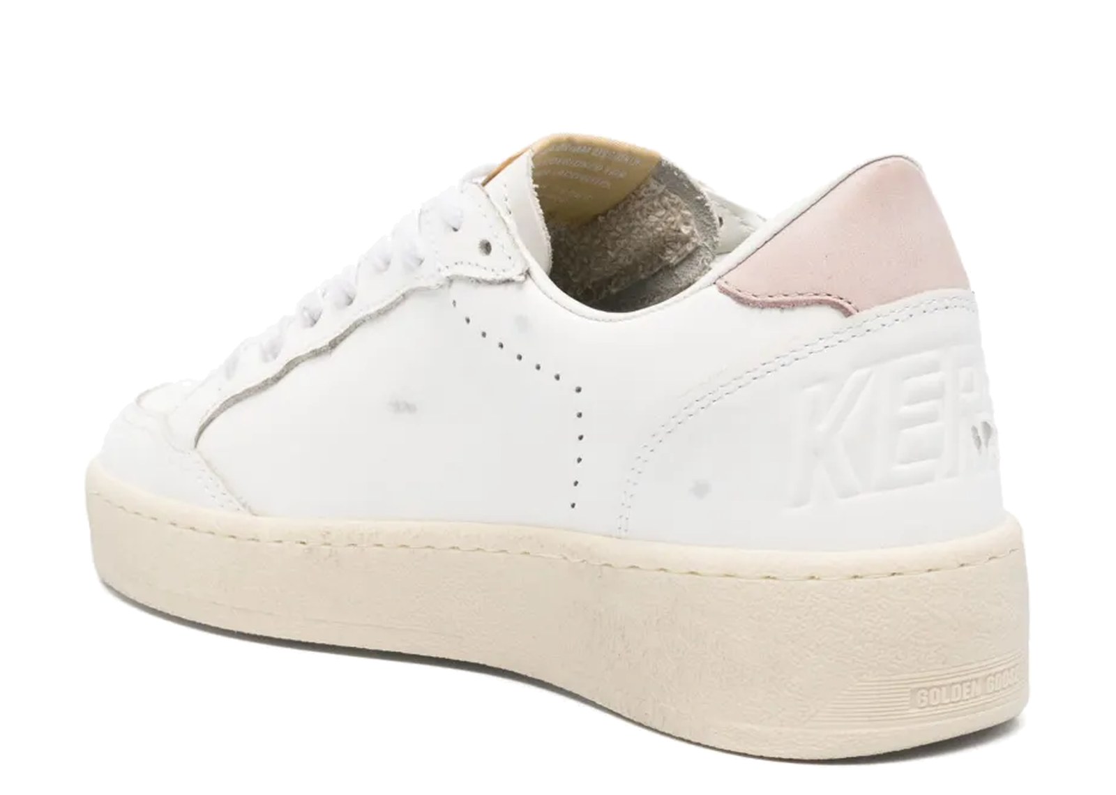 Golden Goose Ball-Star Pink Nubuck Star Heel Tab (W) - görsel 3