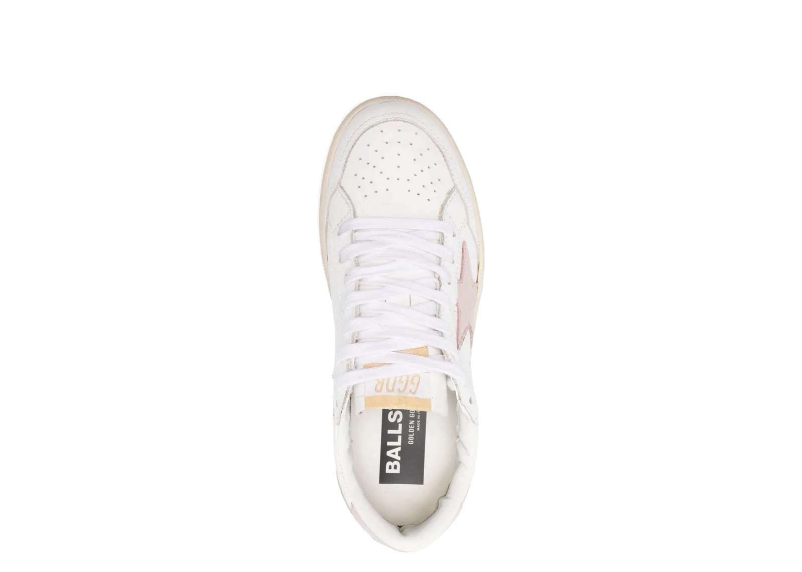 Golden Goose Ball-Star Pink Nubuck Star Heel Tab (W) - görsel 4