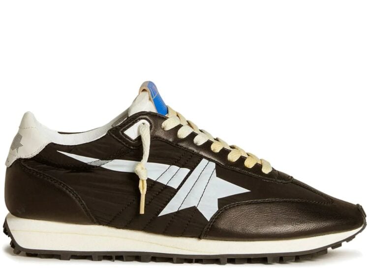 Golden Goose Marathon Black Nylon Upper White Star (W)