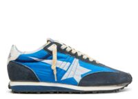 Golden Goose Marathon Blue Nylon White Star