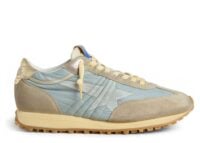 Golden Goose Marathon Light Blue Nylon Pastel Blue Star (W)