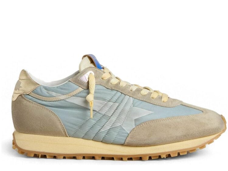 Golden Goose Marathon Light Blue Nylon Pastel Blue Star (W)