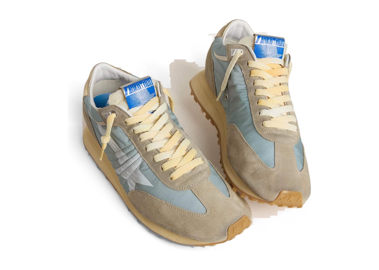Golden Goose Marathon Light Blue Nylon Pastel Blue Star (W) - görsel 2