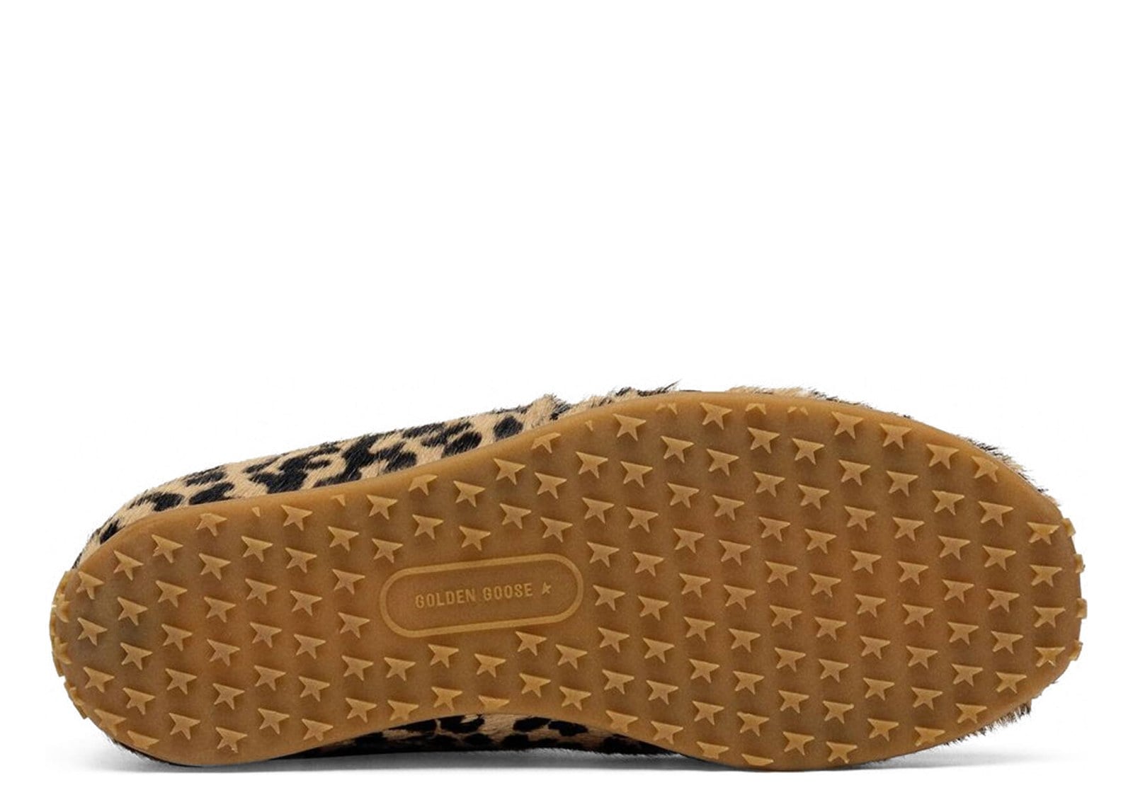 Golden Goose Marathon Speed Beige Black Leopard Pony Black Leather Star - görsel 5