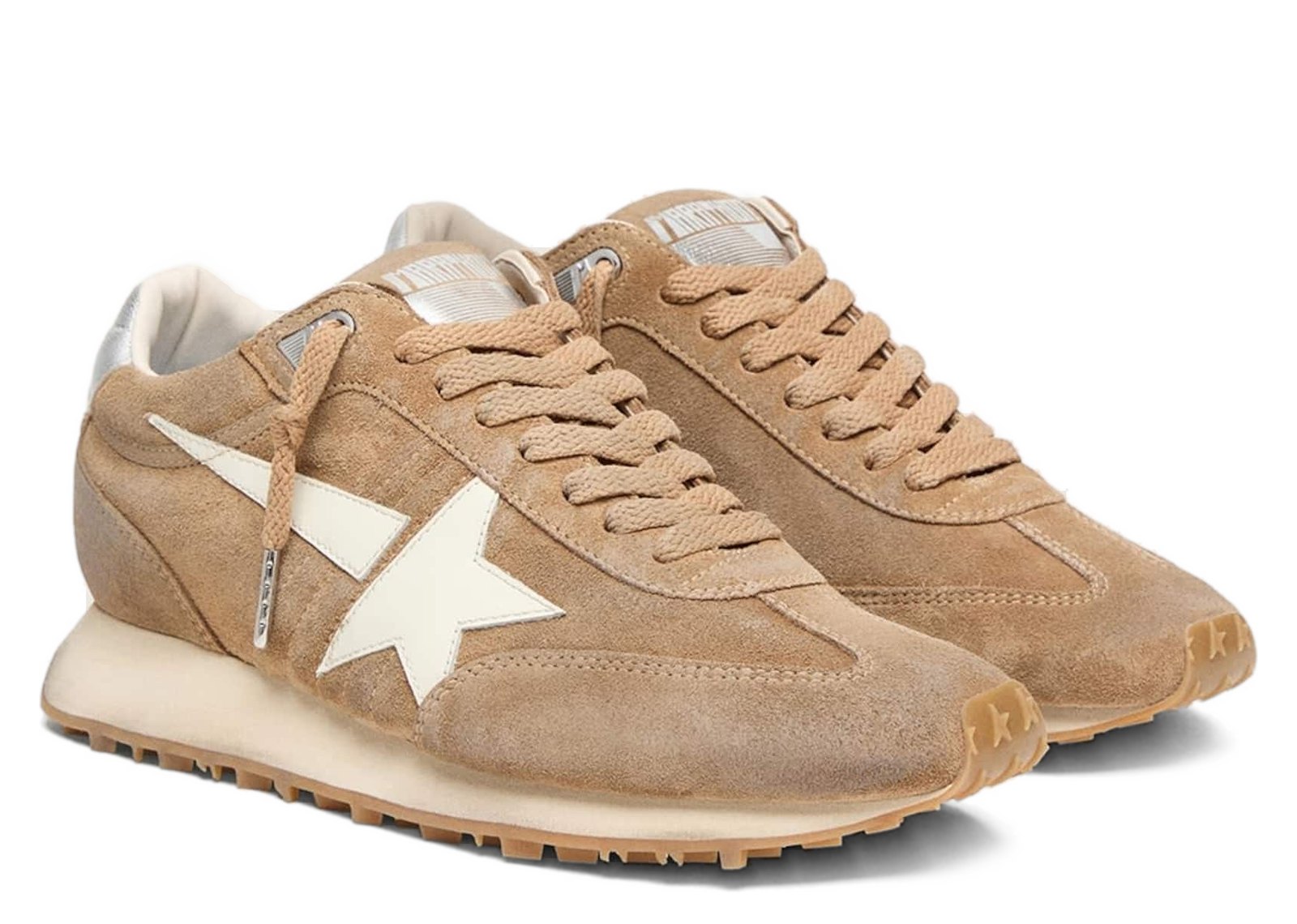 Golden Goose Marathon Tobacco Suede White Star (W) - görsel 2