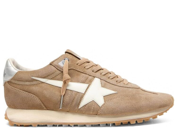 Golden Goose Marathon Tobacco Suede White Star