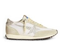 Golden Goose Marathon White Nylon Silver Star