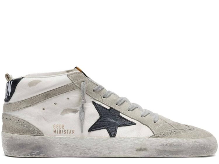 Golden Goose Mid Star White Black Star