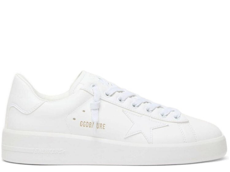 Golden Goose Purestar Bio-Based White Star Heel Tab (W)