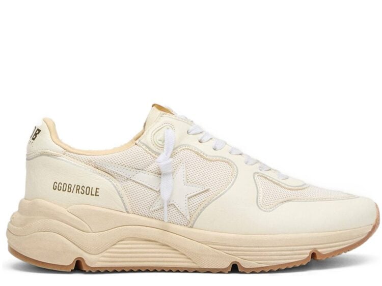 Golden Goose Running Sole Mesh White Nappa (W)