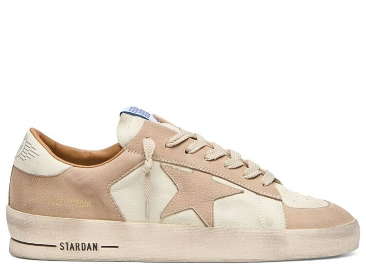 Golden Goose Stardan Cream Nappa Beige Star