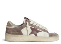 Golden Goose Stardan LTD Nappa Suede Mauve Star Lavender Heel Tab (W)