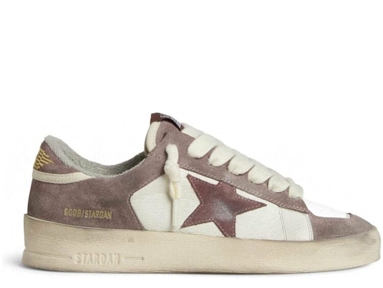 Golden Goose Stardan LTD Nappa Suede Mauve Star Lavender Heel Tab (W)