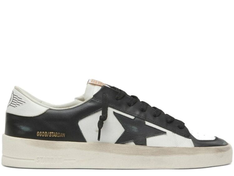 Golden Goose Stardan White Black Leather