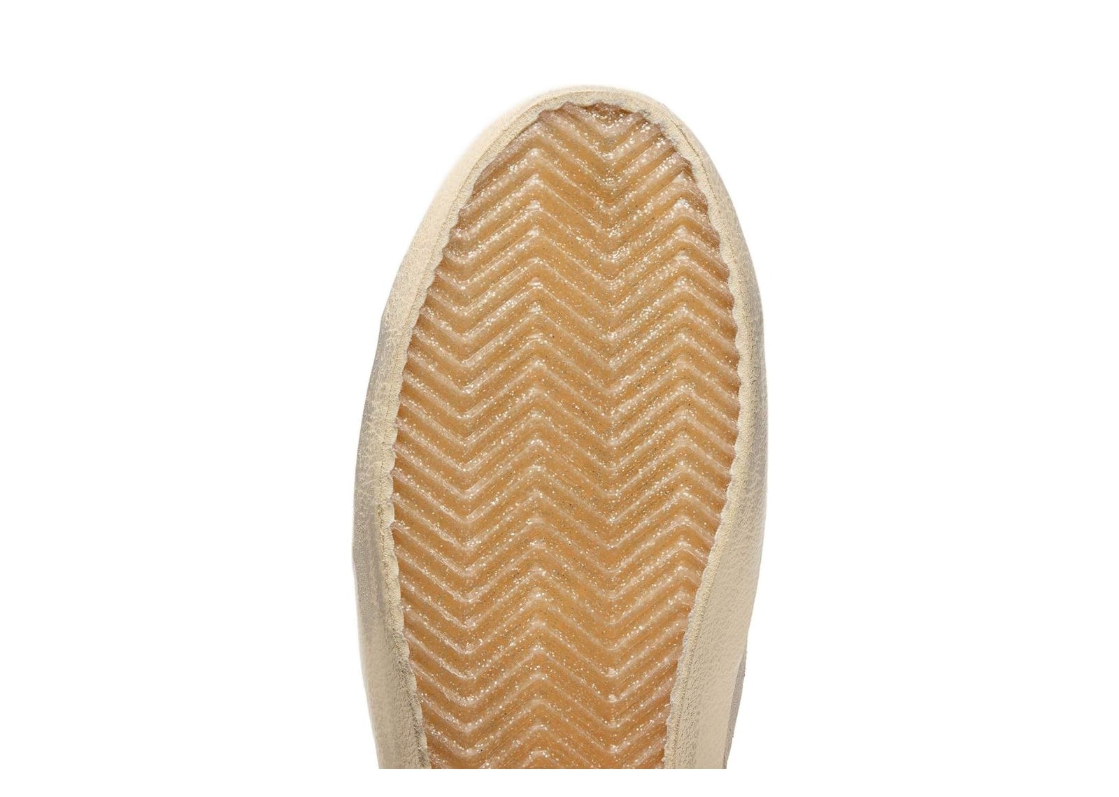 Golden Goose Super-Star Beige Leather Suede Star Platinum Heel Tab (W) - görsel 5