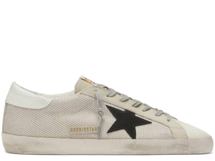 Golden Goose Super-Star Leather Black Star (M)