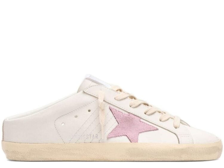 Golden Goose Super-Star Sabot Milk White Lilac (W)