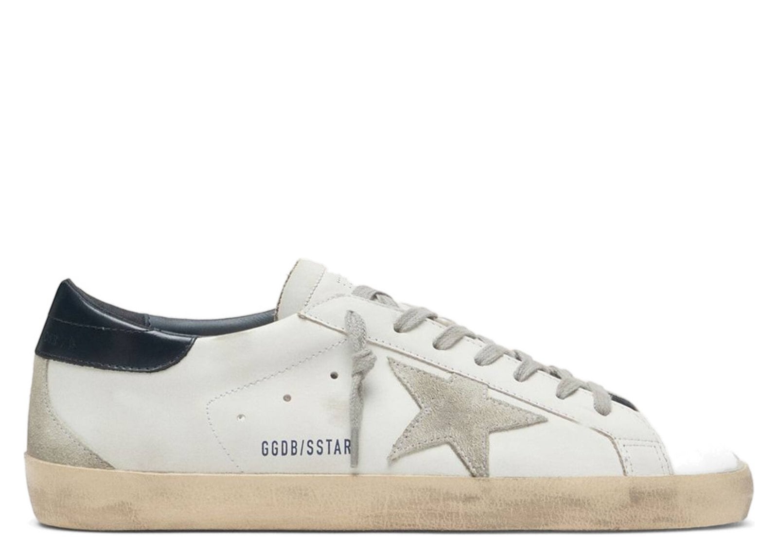 Golden Goose Super-Star Suede Star Blue Heel Tab (M)