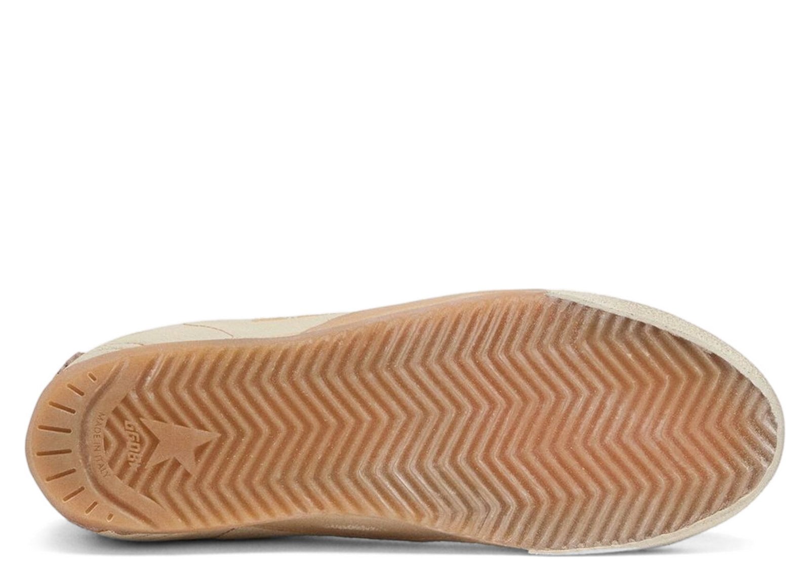 Golden Goose True-Star White Nappa Gold Star Beige Suede Heel - görsel 4