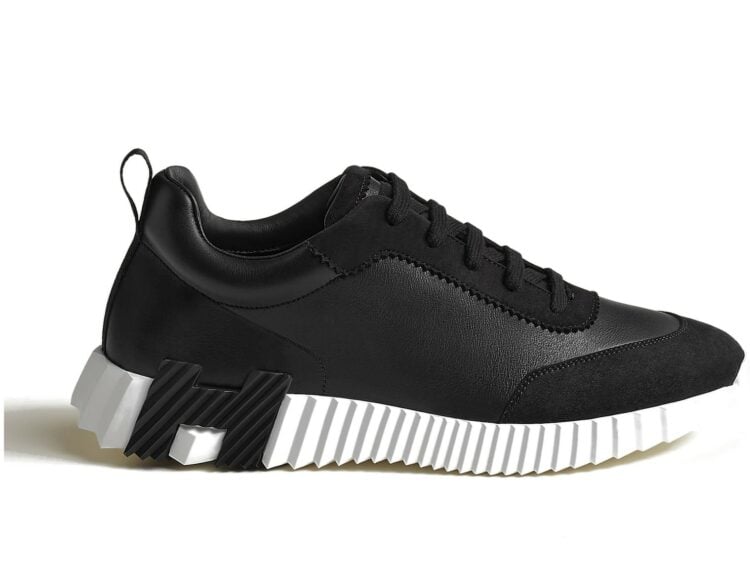 Hermes Bouncing Sneaker Black White