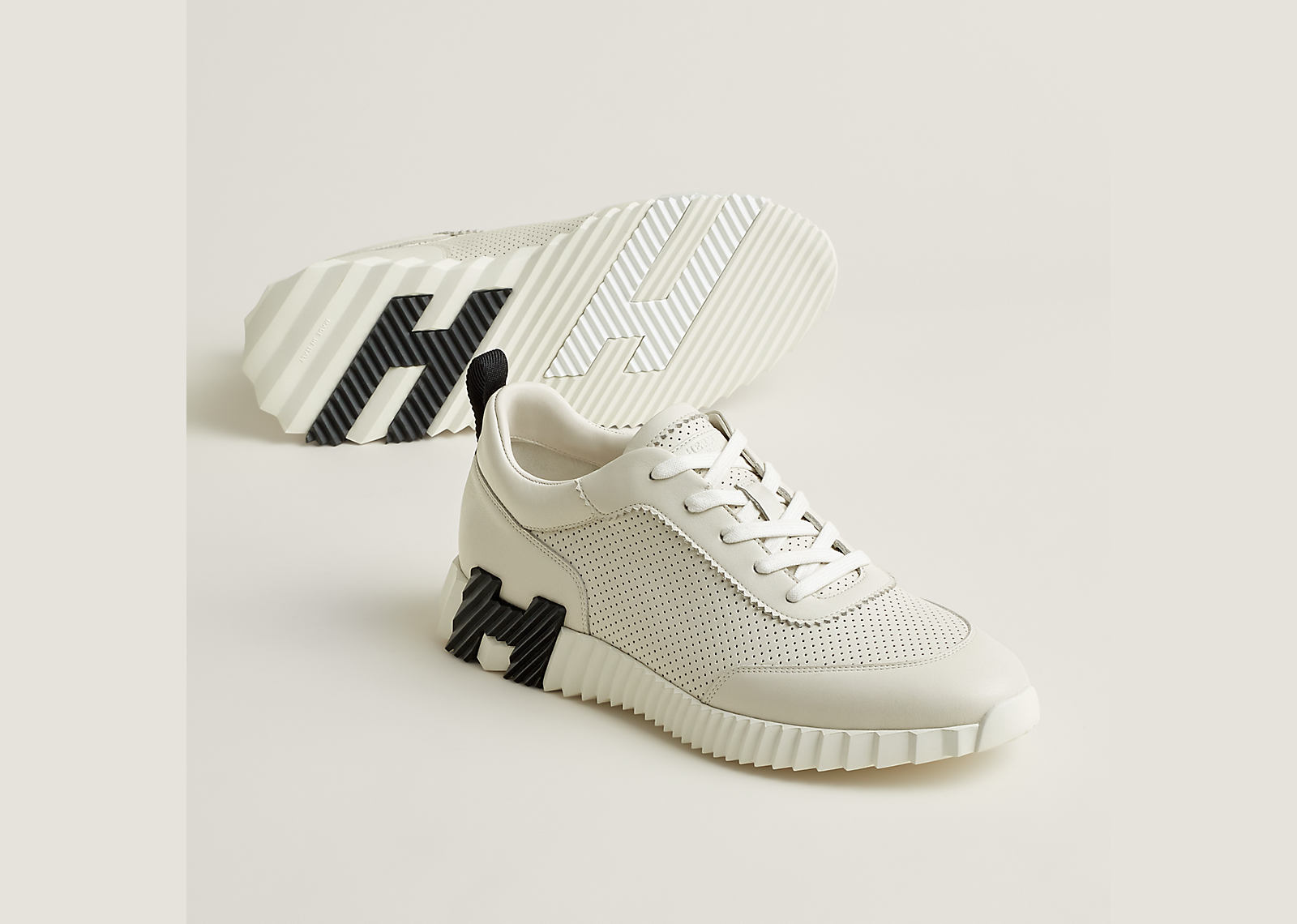 Hermes Bouncing Sneaker Ecru - görsel 2
