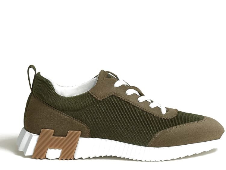 Hermes Bouncing Sneaker Tundra Green