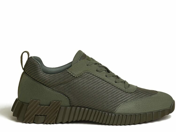 Hermes Bouncing Sneaker Veronese Green Mesh