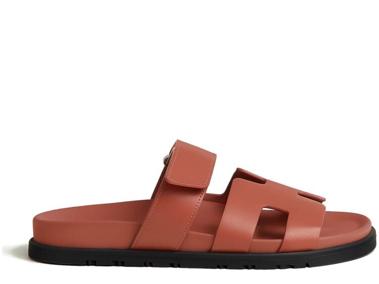 Hermes Chypre Sandal Rose Antique Calfskin Leather
