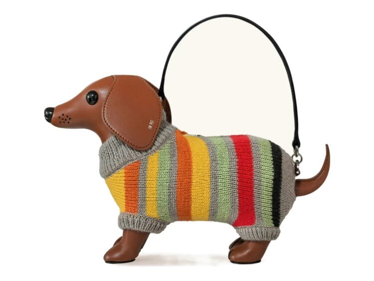 JW PEI Addison Dachshund Handbag Multicolor