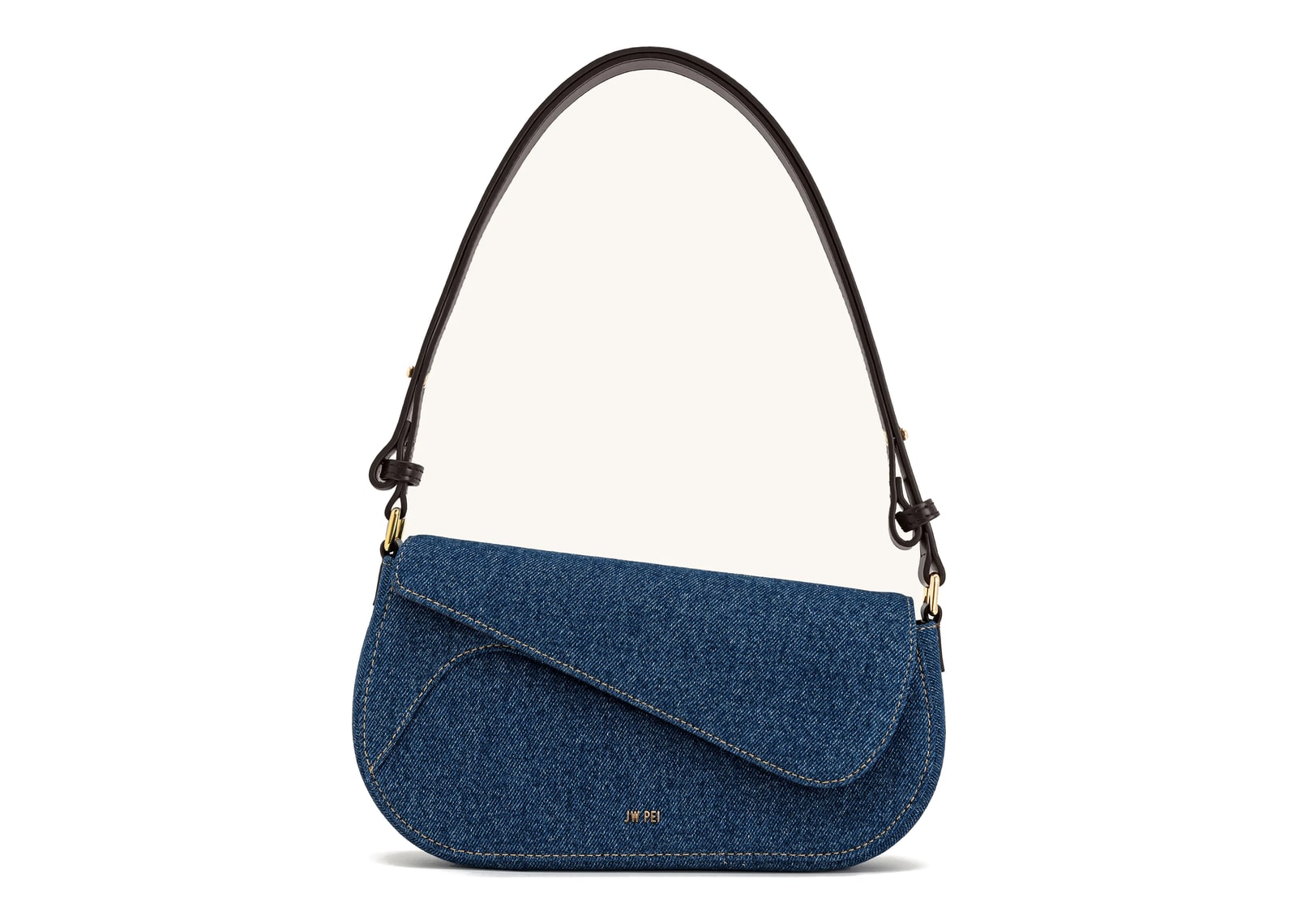 JW PEI Addisyn Shoulder Bag Blue Denim