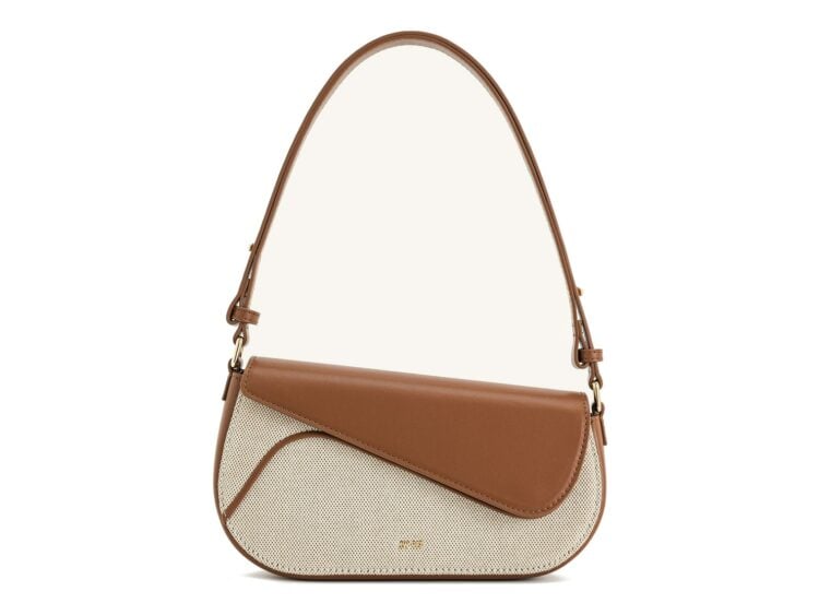 JW PEI Addisyn Shoulder Bag Brown Canvas