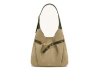 JW PEI Alina Faux Suede Hobo Bag Brownish Green