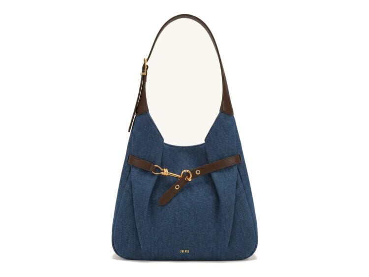 JW PEI Alina Hobo Bag Dark Blue Denim