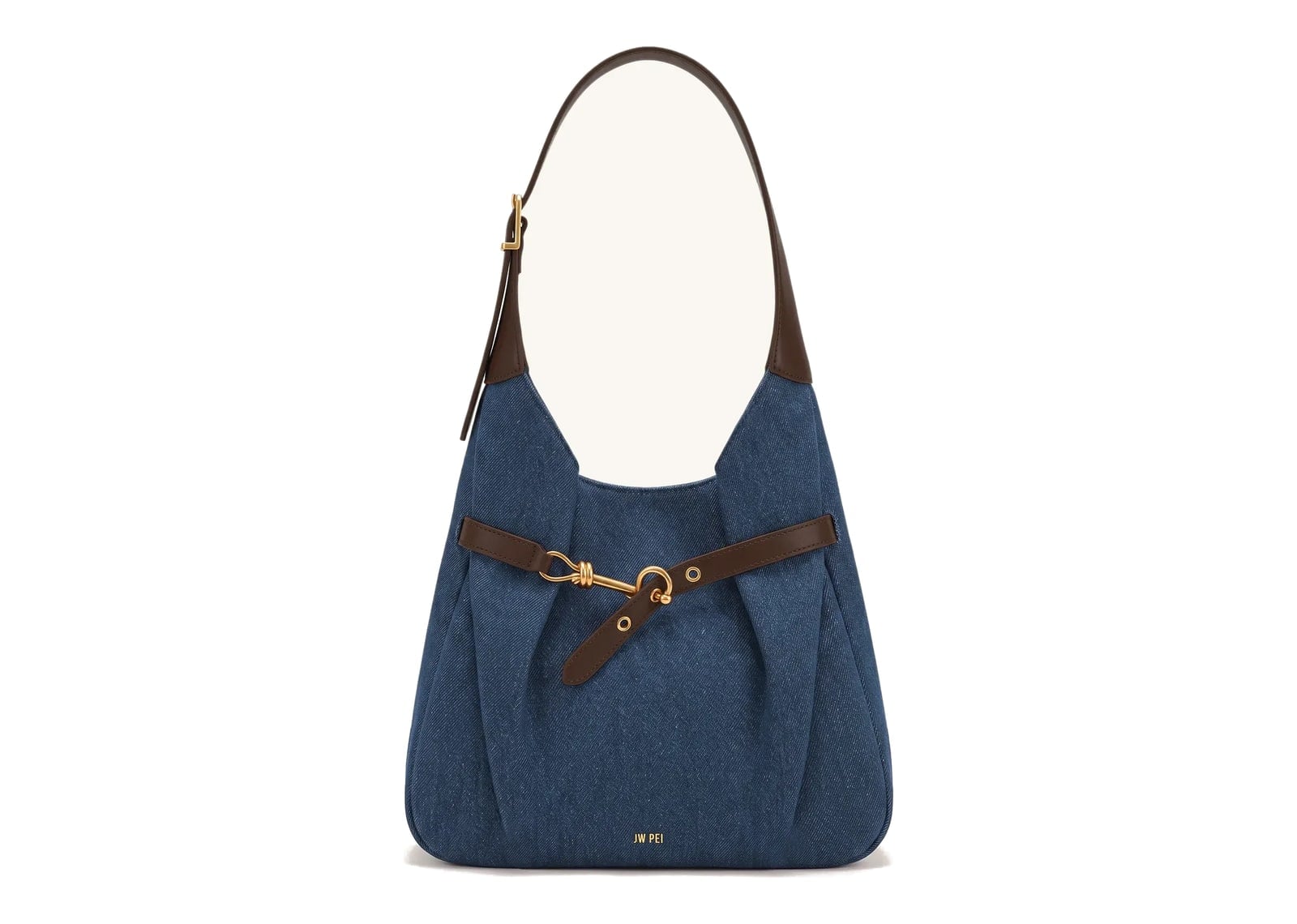 JW PEI Alina Hobo Bag Dark Blue Denim