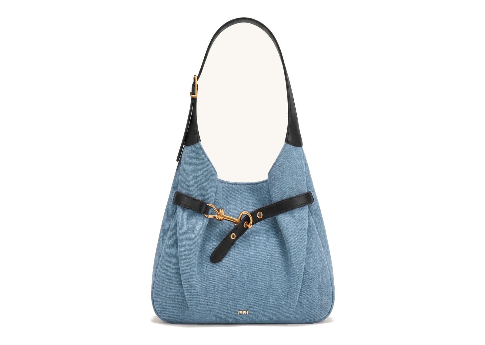 JW PEI Alina Hobo Bag Light Blue Denim