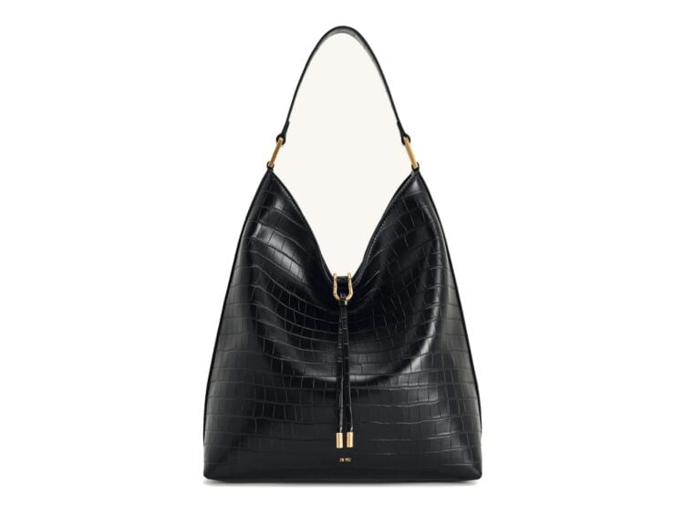 JW PEI Aria Shoulder Bag Black Croc