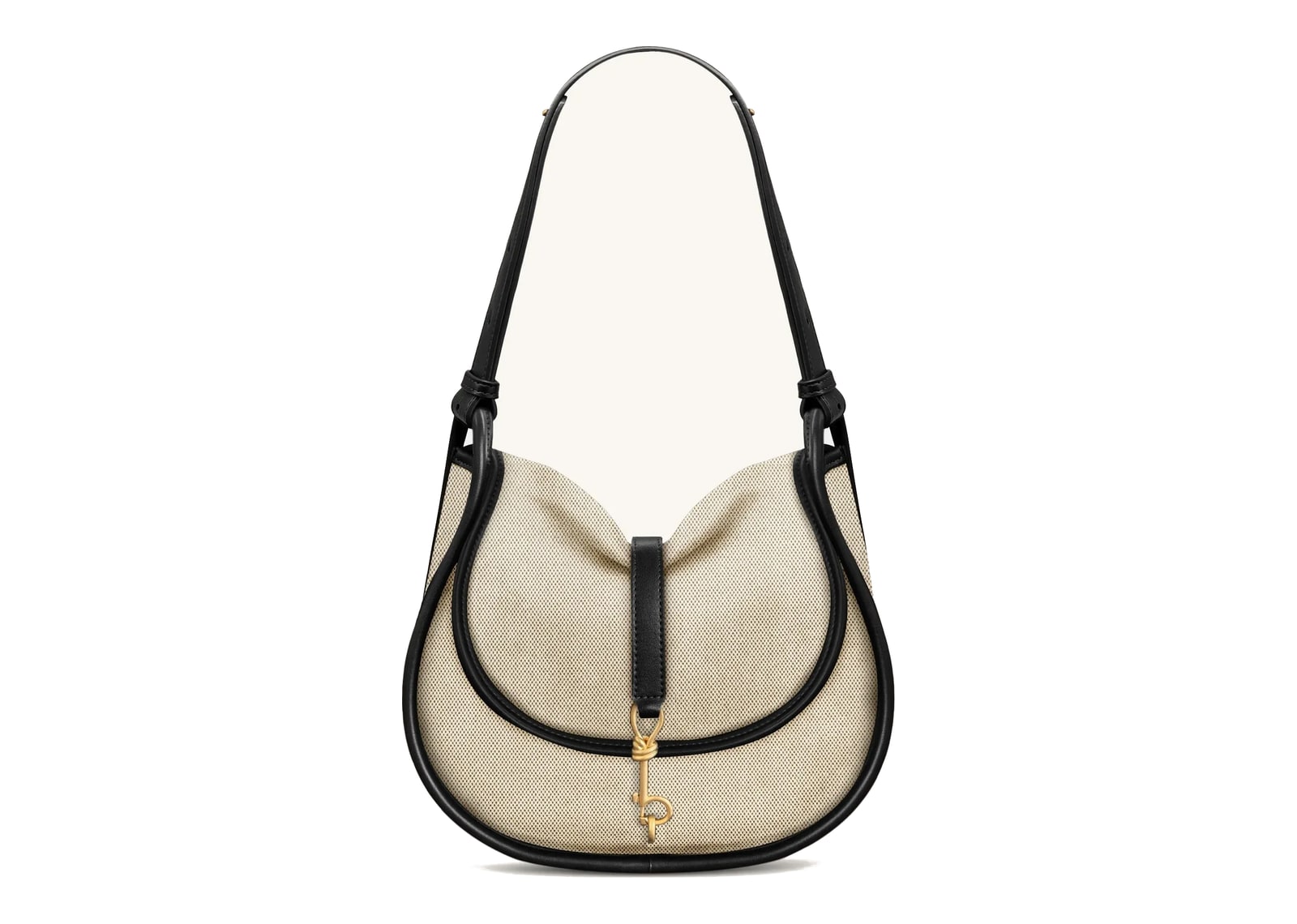 JW PEI Arla Small Hobo Bag Black Canvas