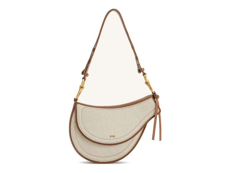 JW PEI Ashlie Crossbody Bag Brown Canvas