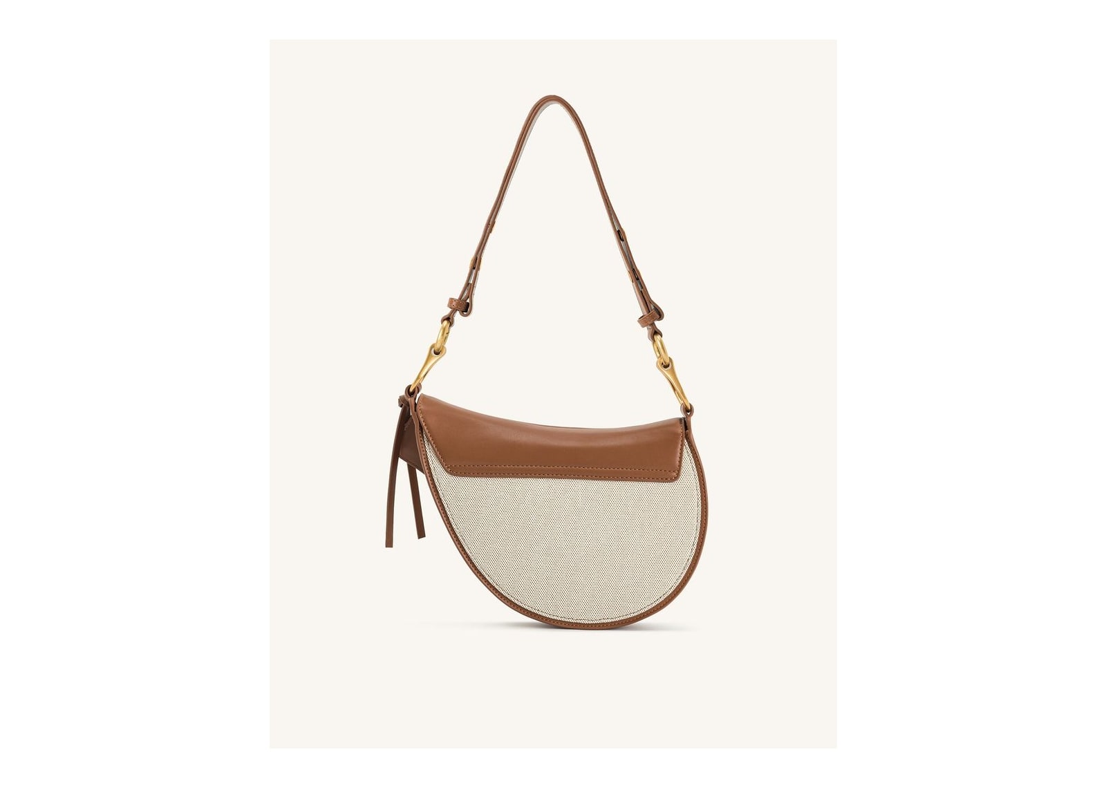 JW PEI Ashlie Crossbody Bag Brown Canvas - görsel 3