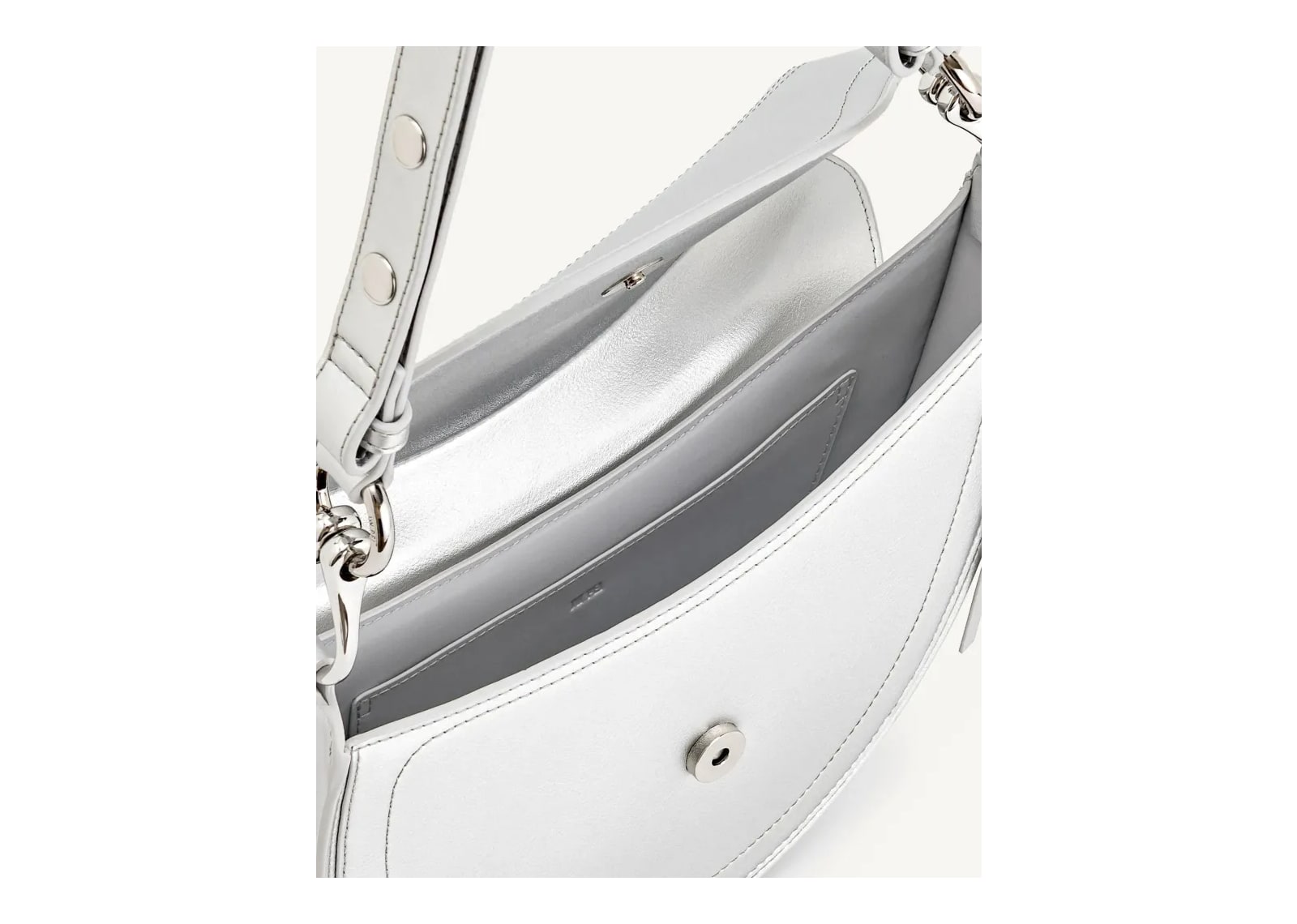 JW PEI Ashlie Crossbody Bag Silver - görsel 4